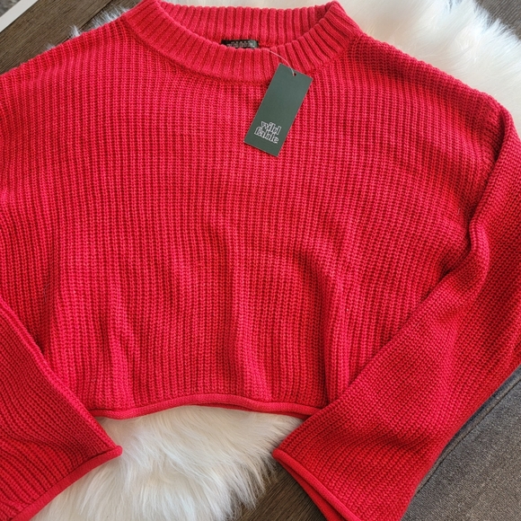wild fable Sweaters - 2/$20 NWT Wild Fable Red Cropped Sweater S